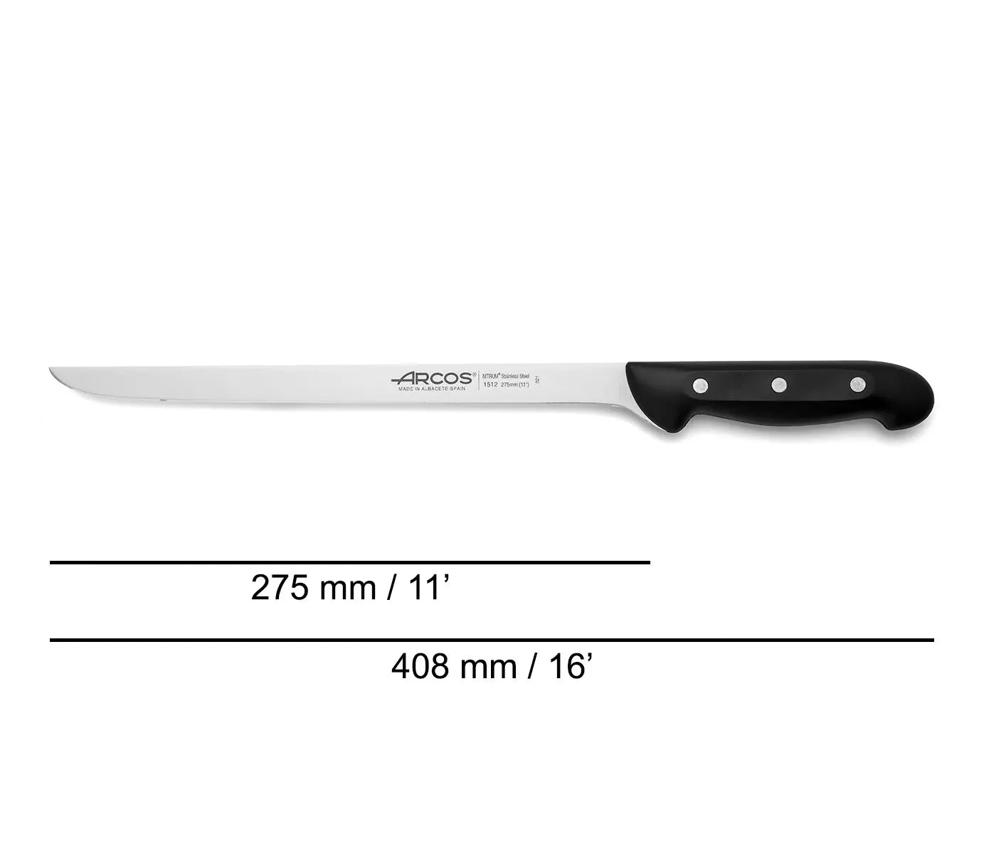SLICING K. FLEXIBLE 275 MM. BLISTER - MAITRE
