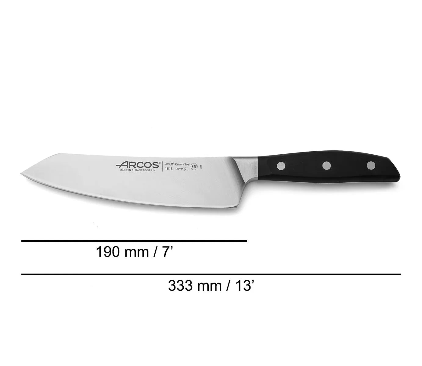 ROCKING SANTOKU K. 190 MM. CASE - MANHATTAN