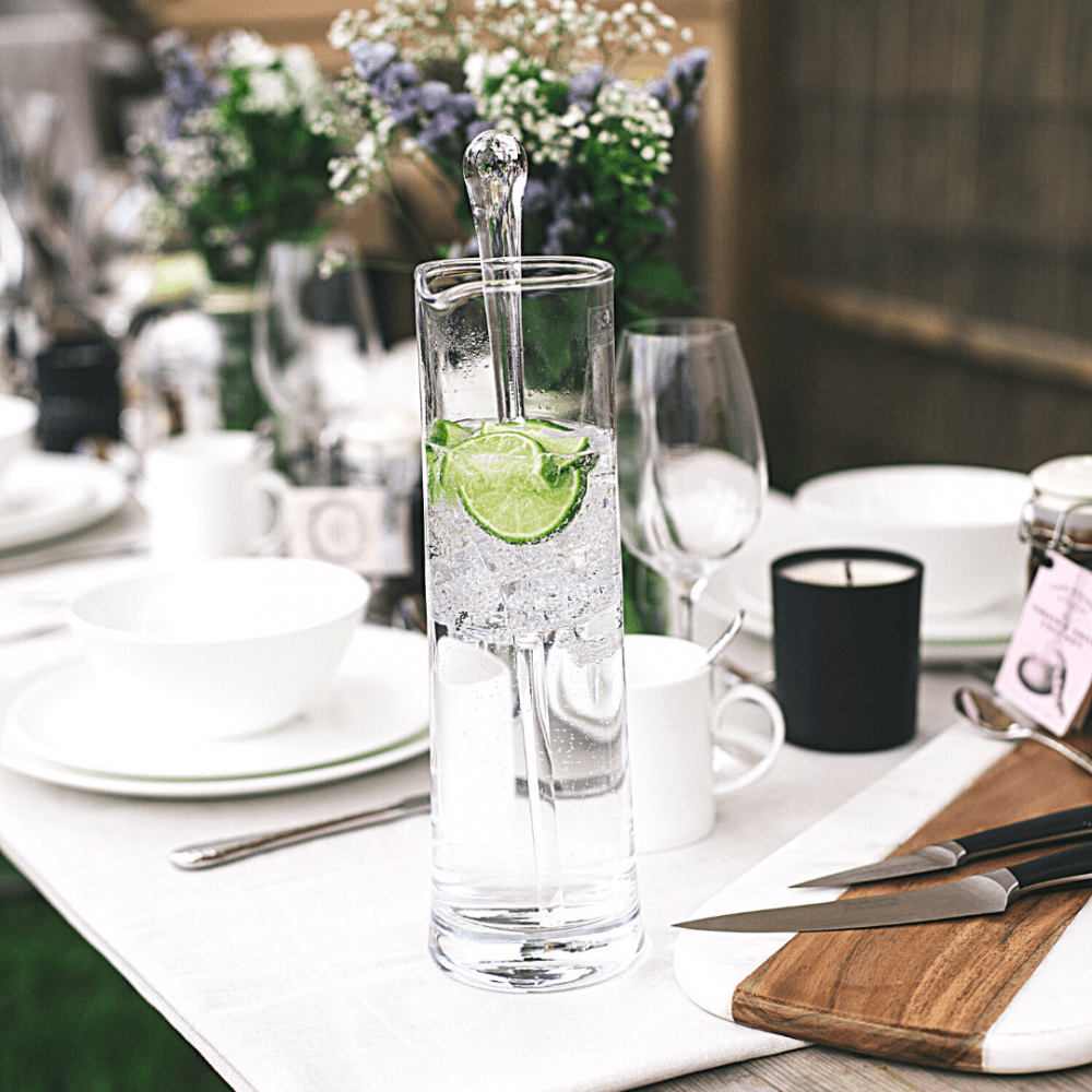 Gin Cocktail Jug & Stirrer 1.1L Clear