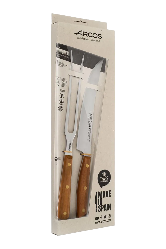 2 PCS. BARBECUE SET - CASE - NORDIKA