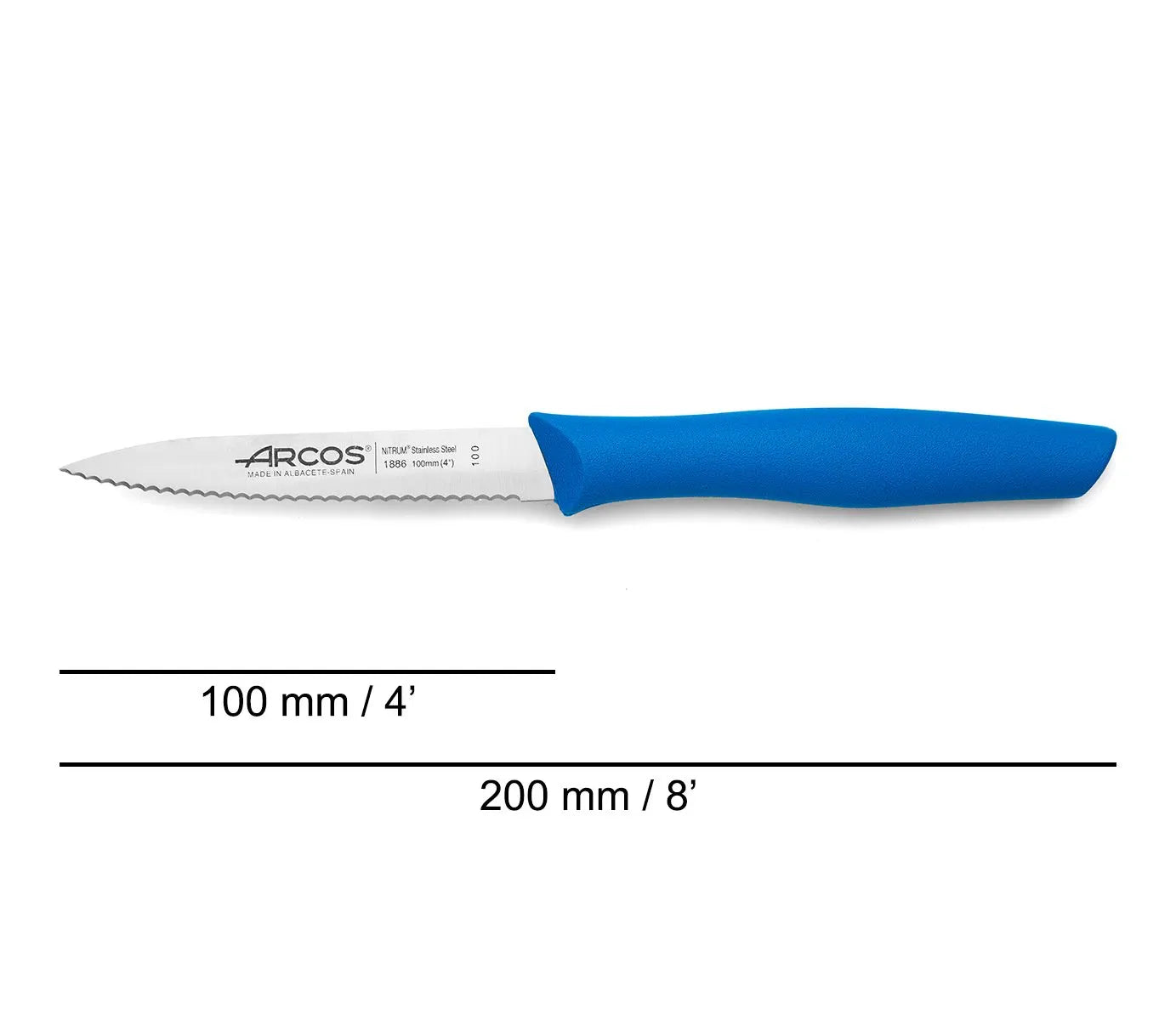 PARING K.BLUE SERRATED 100 MM. D. BOX - NOVA