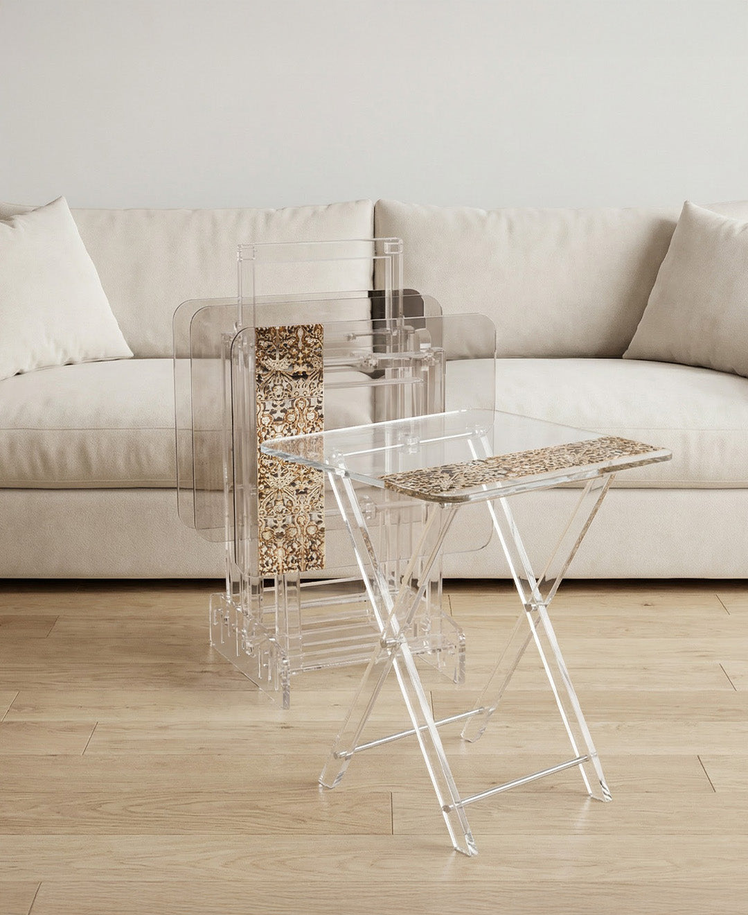 5-Piece Table Set – 50 × 40 × 47 cm