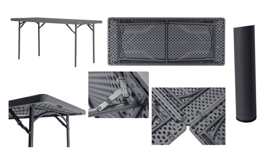 New Zown Classic XL180 Rectangular Foldable Table