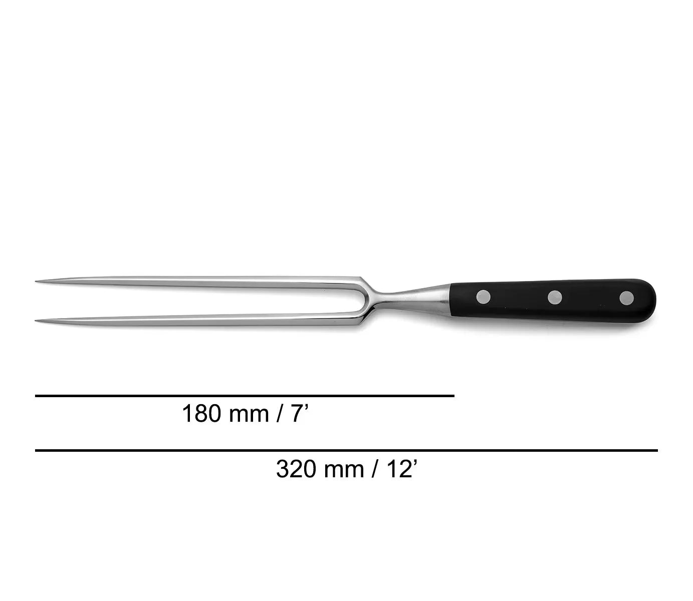 CARVING FORK 180 MM. CASE - OPERA