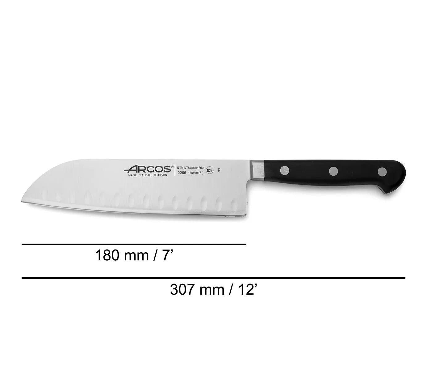 SANTOKU K. ALVEOLE 180 MM. CASE - OPERA