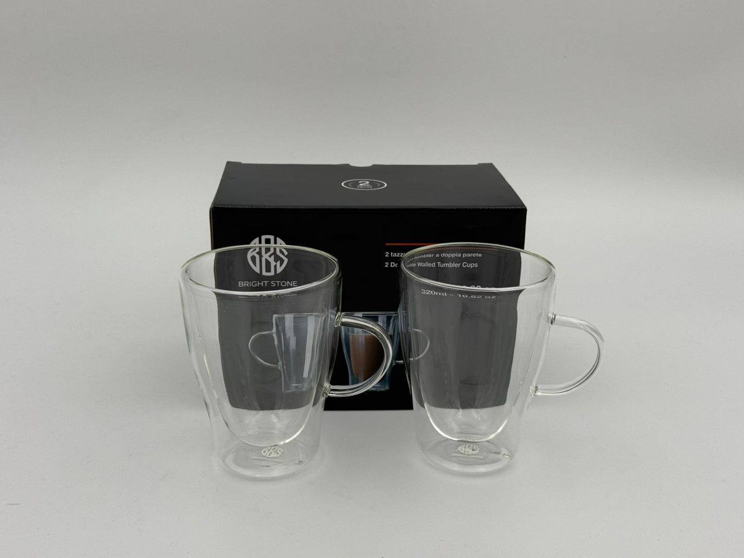 Double Wall Glass, Capacity: 320ml, 2pcs/set