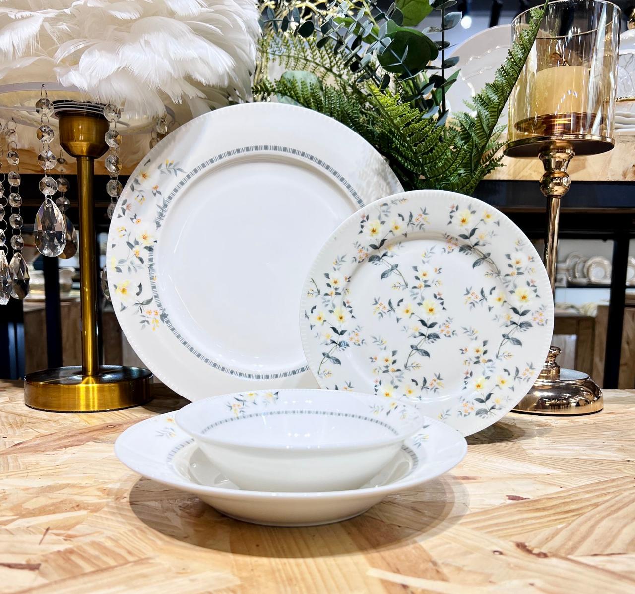 Round Dinner Set of 24 pcs - Jasmine Royalty