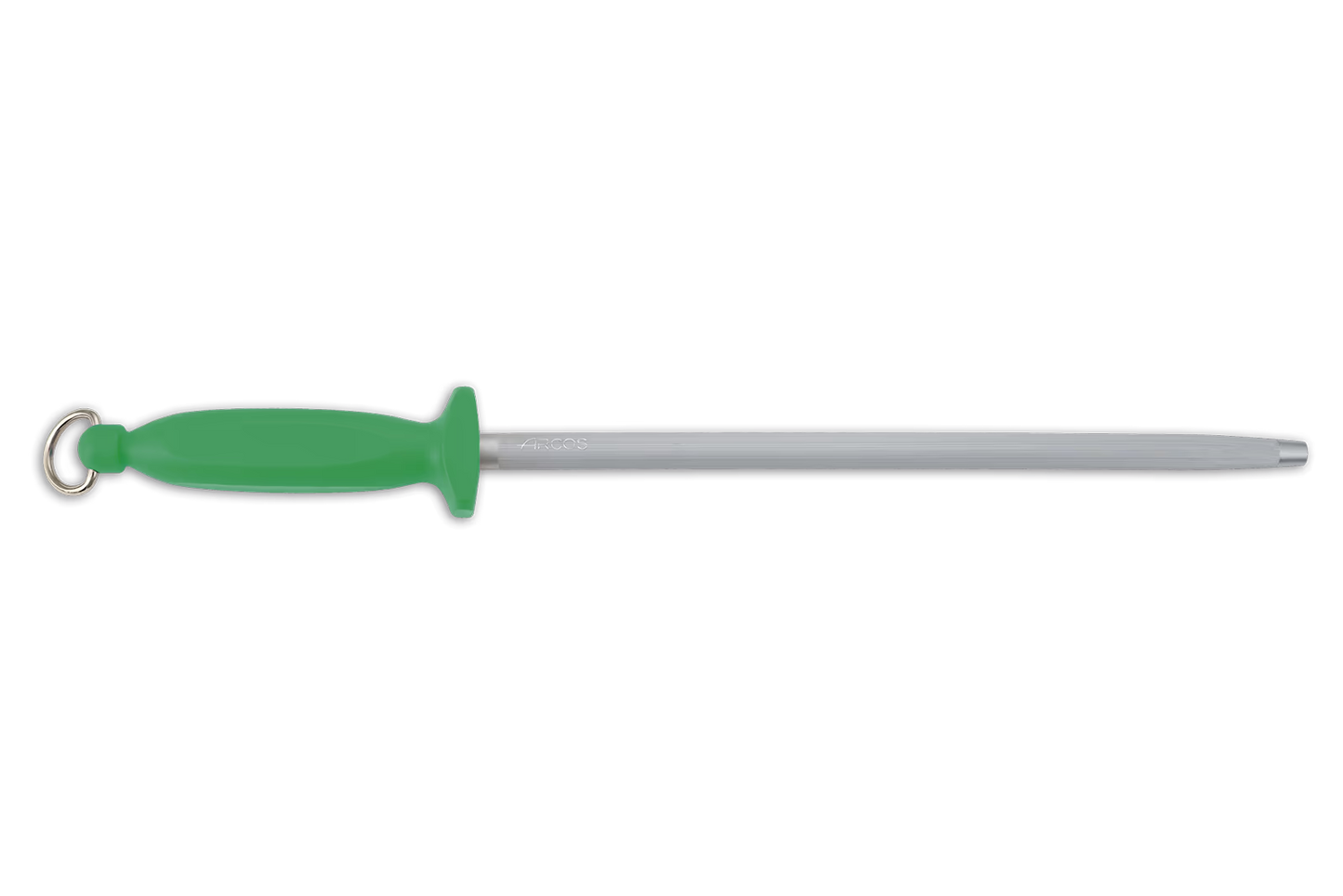 SHARPENING STEEL Green 300MM, Carbon Steel Chromium Coated Polypropylene, Arcos