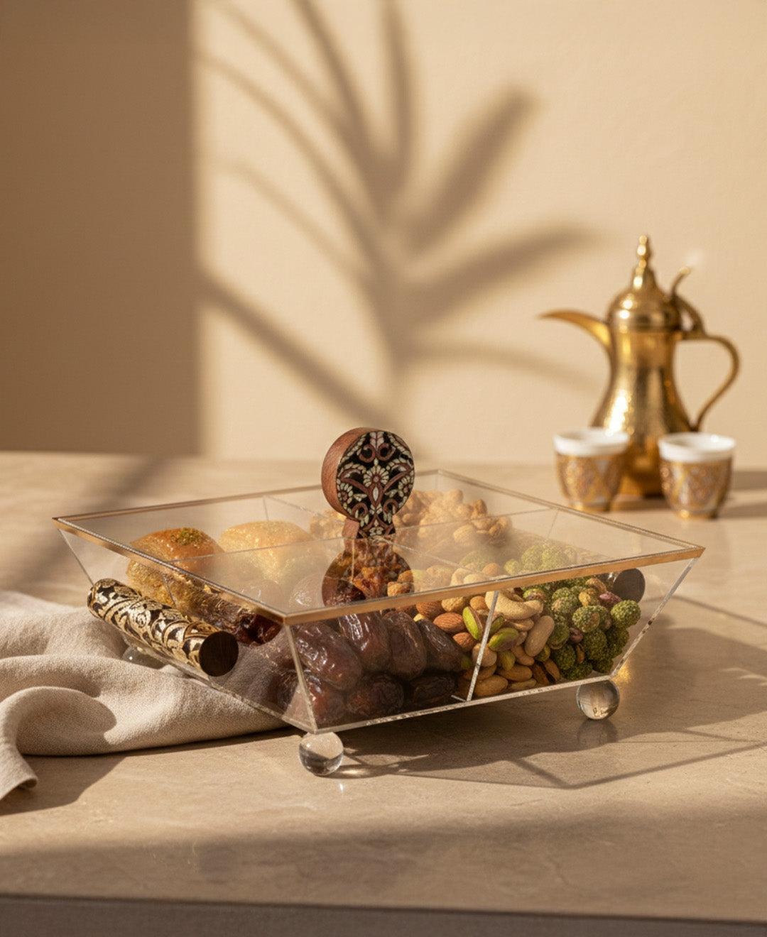 Sweets Box with 4 Compartments