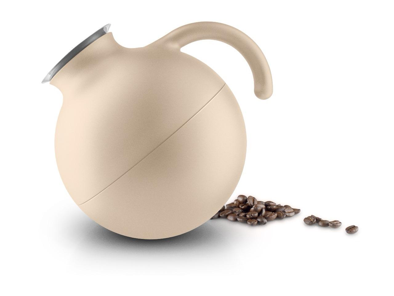 Vacuum Jug Globe 1.0L - Soft beige - Eva Solo