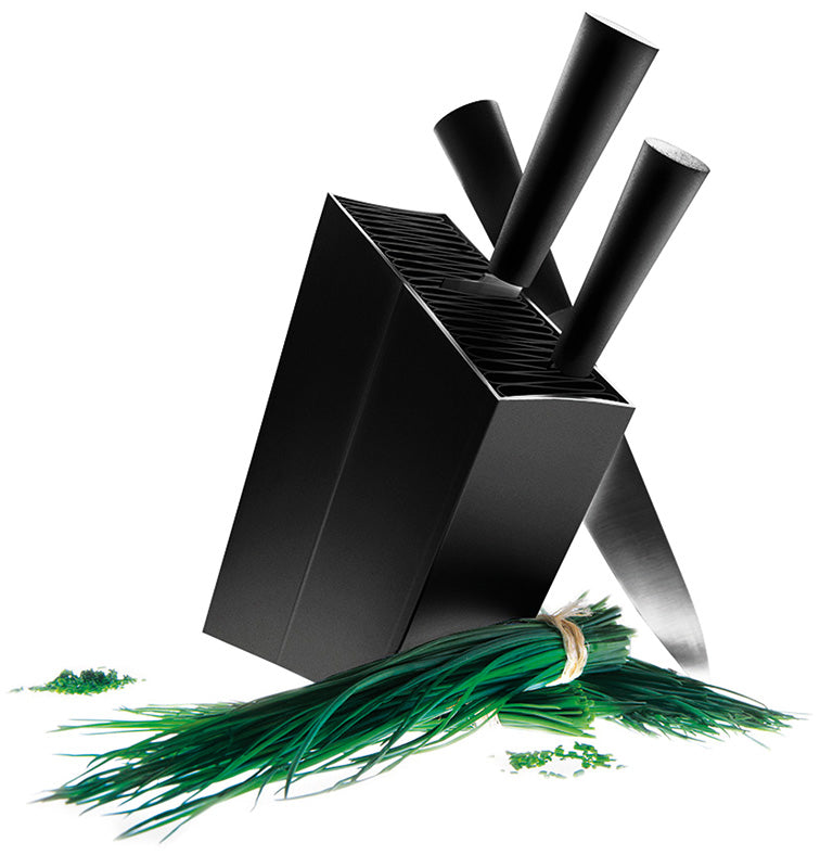 Knife Stand Angled - Black - Eva Solo