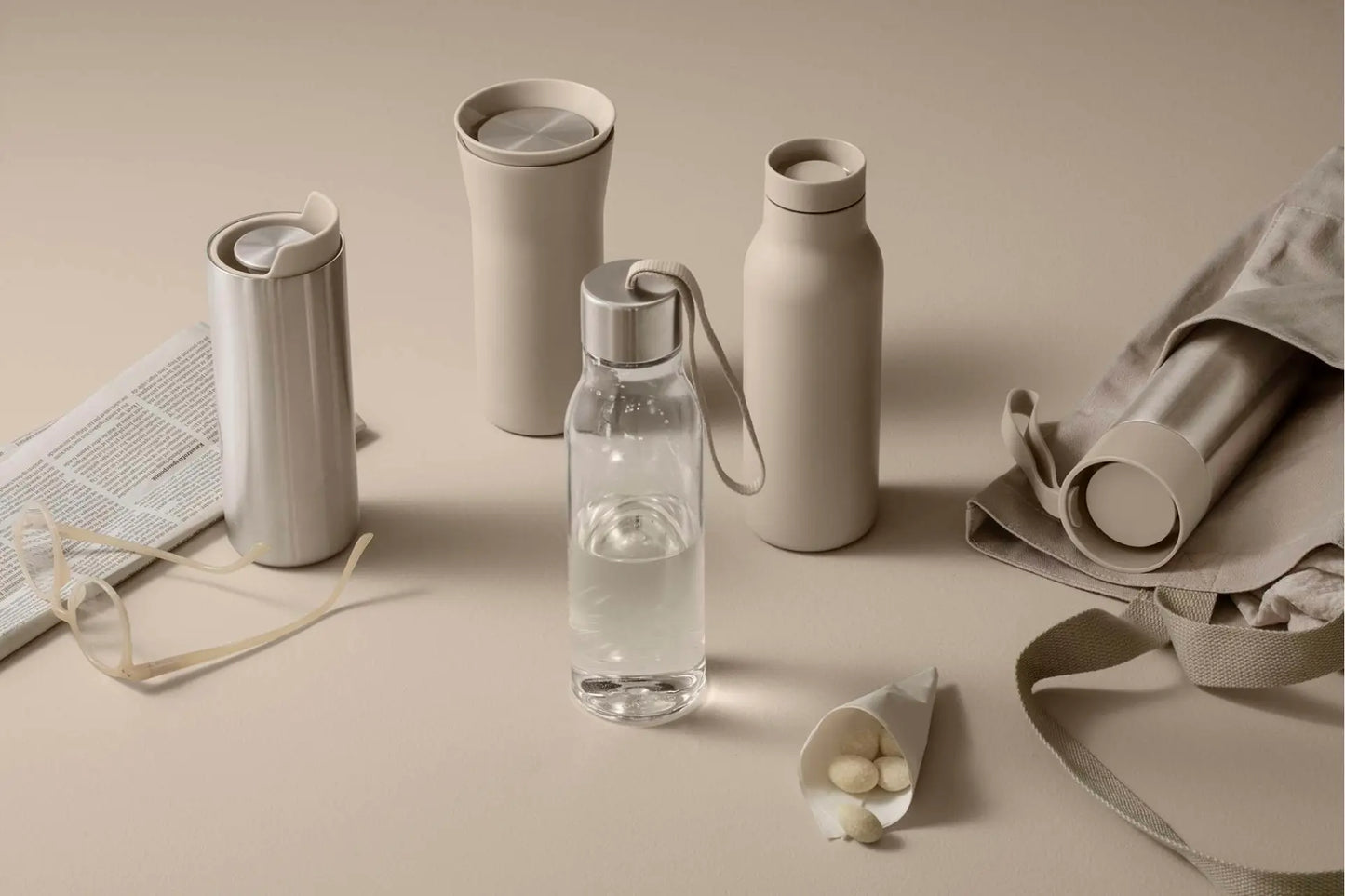 Urban To Go Cup recycled Pearl beige