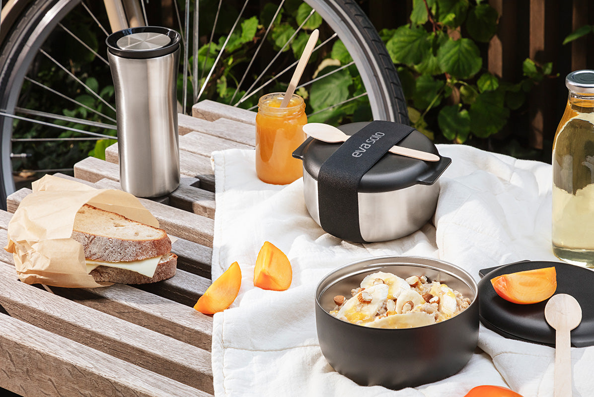 City To Go Cup 0.35L - Steel/Black - Eva Solo