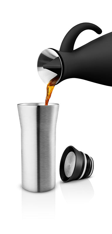 City To Go Cup 0.35L - Steel/Black - Eva Solo