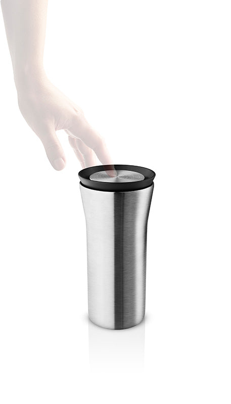 City To Go Cup 0.35L - Steel/Black - Eva Solo