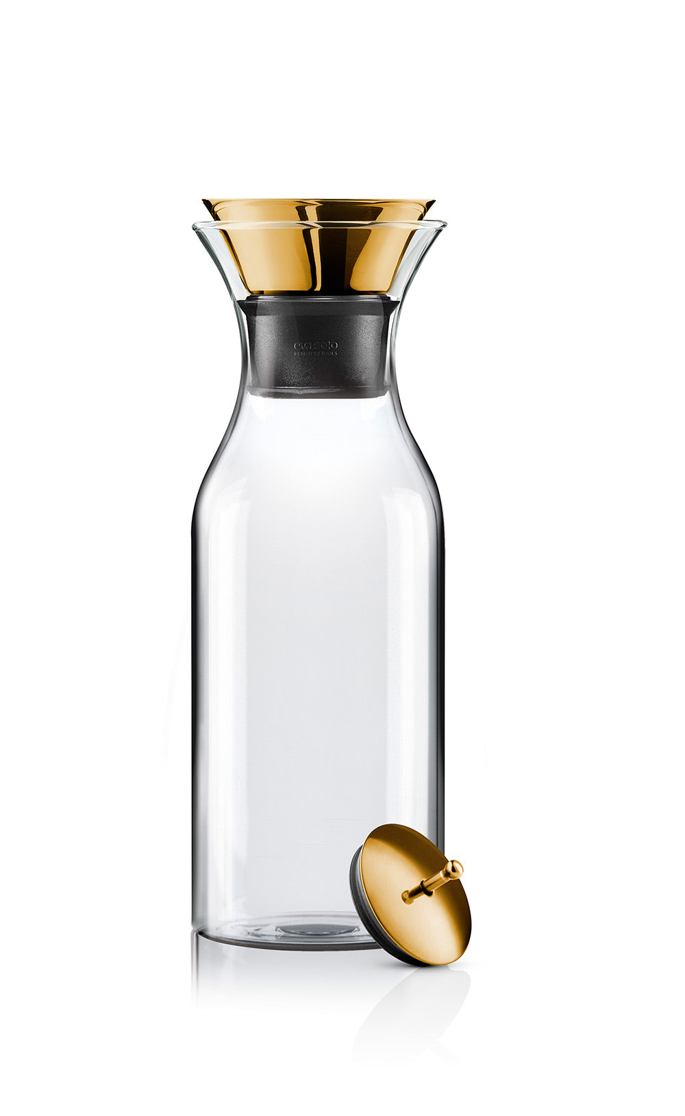 Fridge Carafe 1.0L - Fliptop Lid Brass - Eva Solo