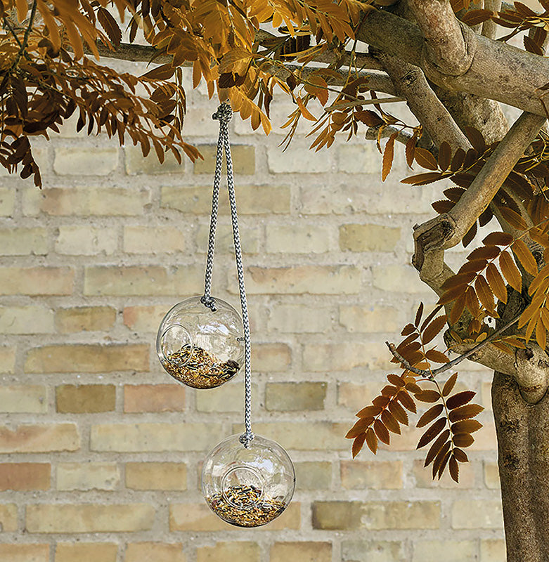 Glass Bird Feeders - 2pcs - Eva Solo