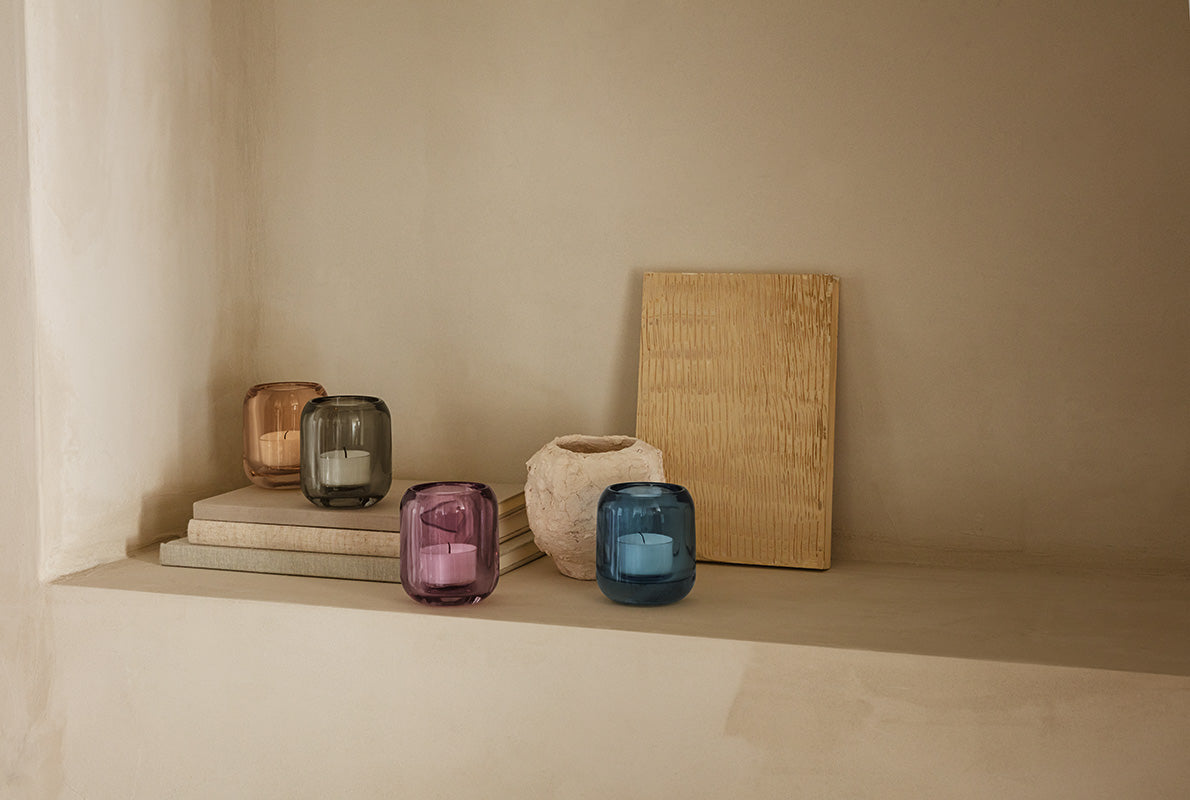 2 Acorn Tealight Holder Stone - Eva Solo