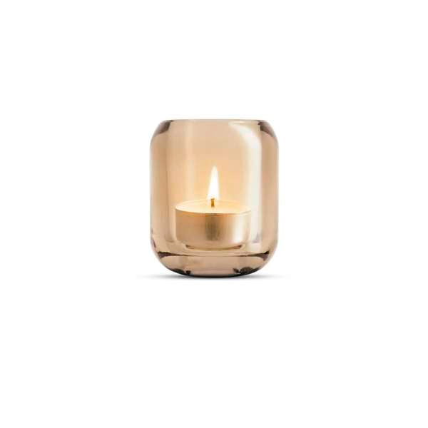 2 Acorn Tealight Holder Amber - Eva Solo