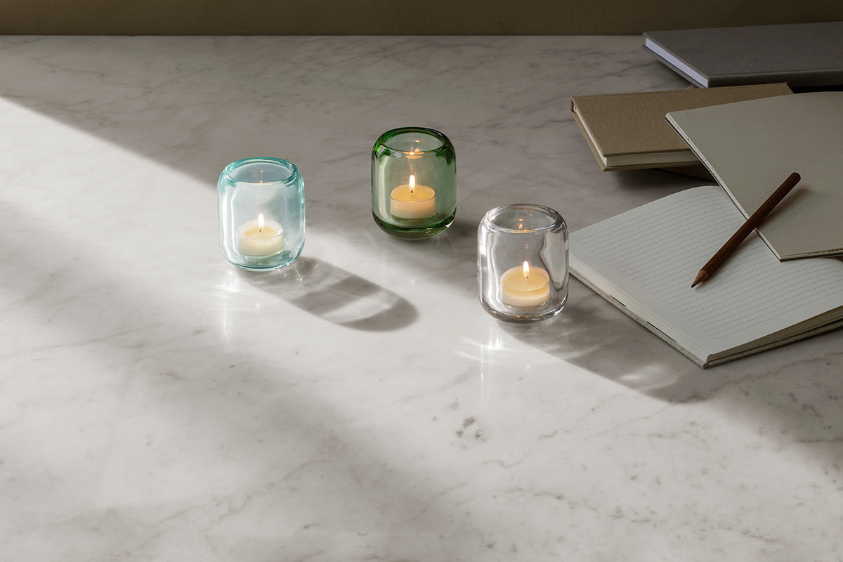 2 Acorn Tealight Holder Clear - Eva Solo