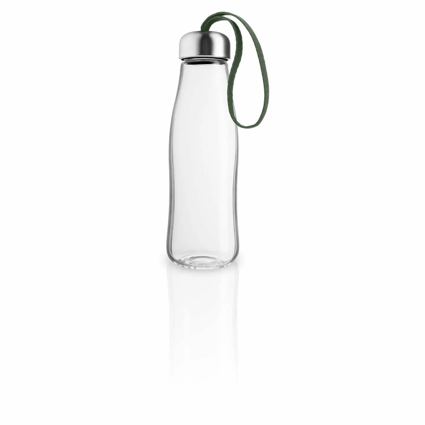 Glass drinking bottle - 0.5 liters - Cactus green