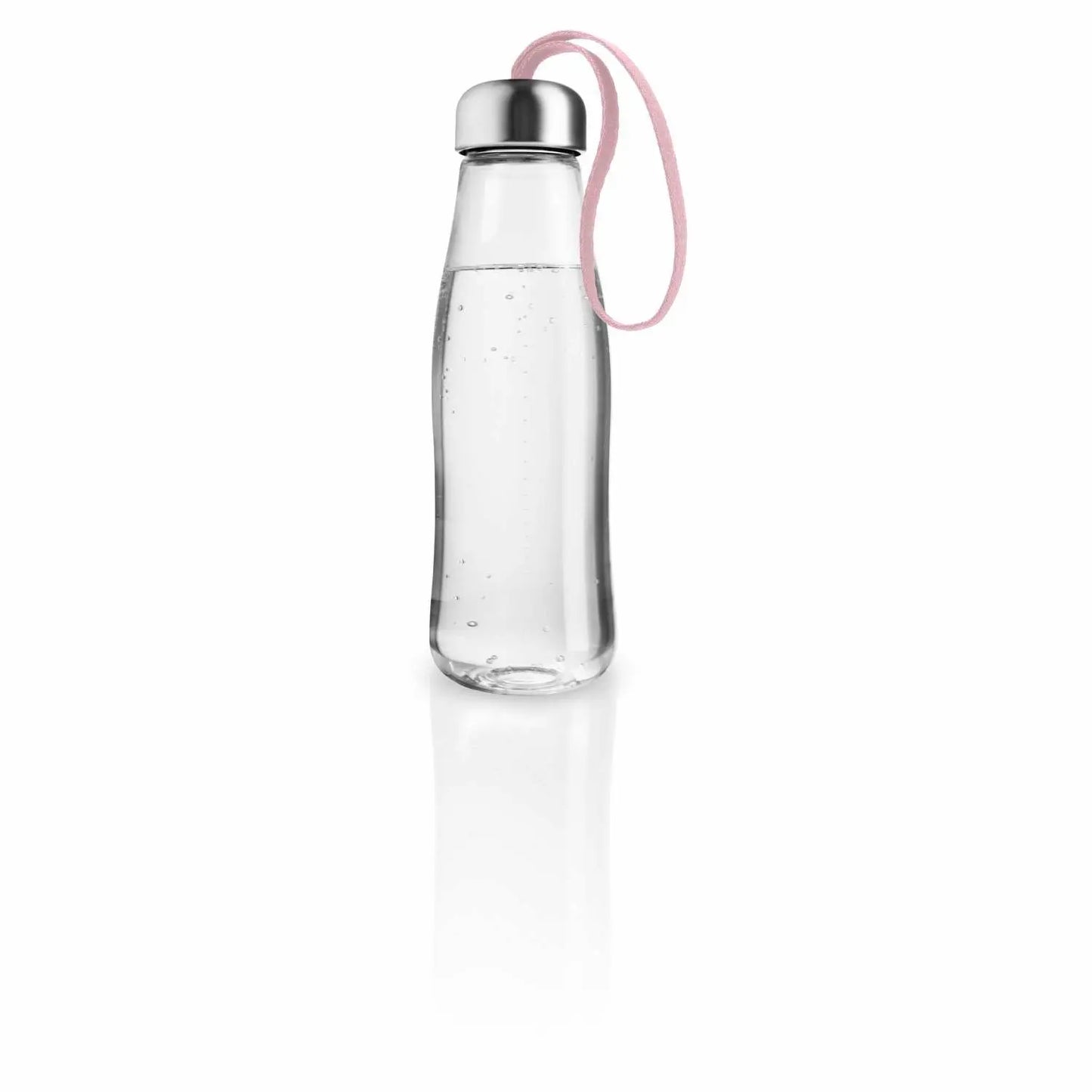 Glass drinking bottle - 0.5 liters - Rose quartz