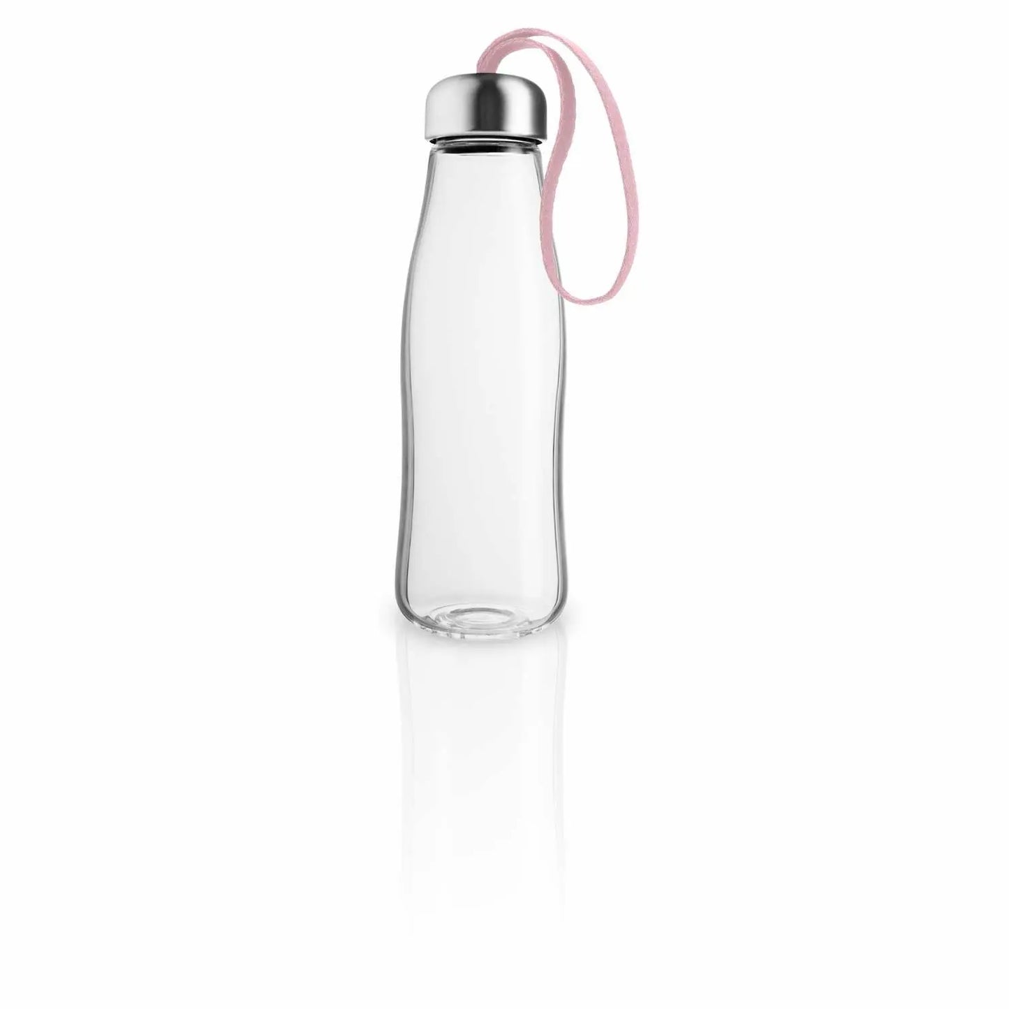 Glass drinking bottle - 0.5 liters - Rose quartz