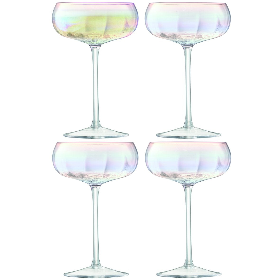 Pearl Champagne Saucer Set of 4