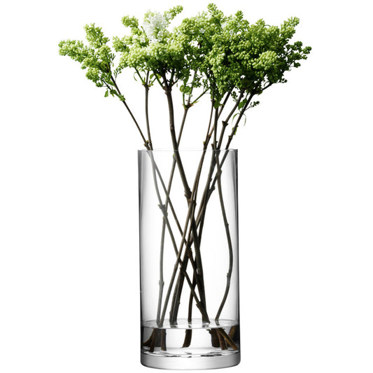 Column Vase/Candleholder H36 x D17cm Clear
