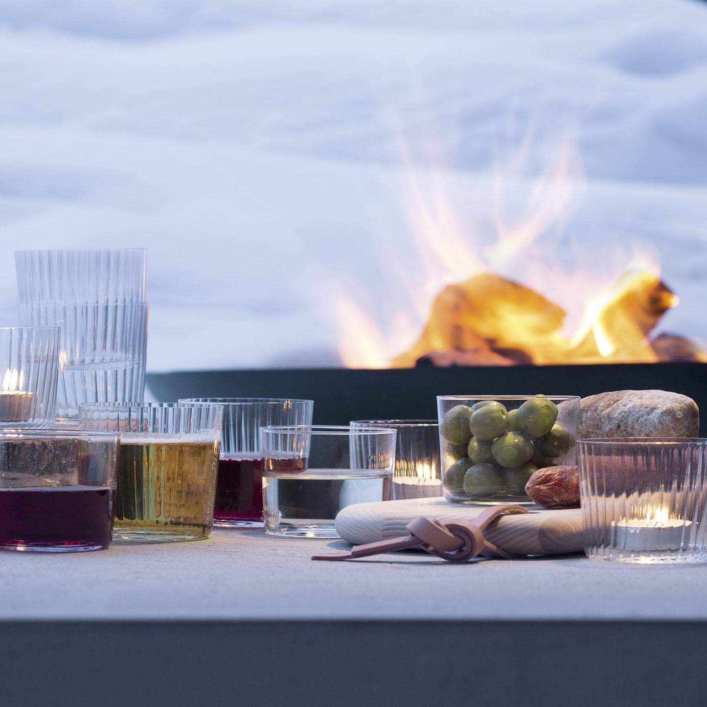 Gio Tealight Holder H6cm Line x 4