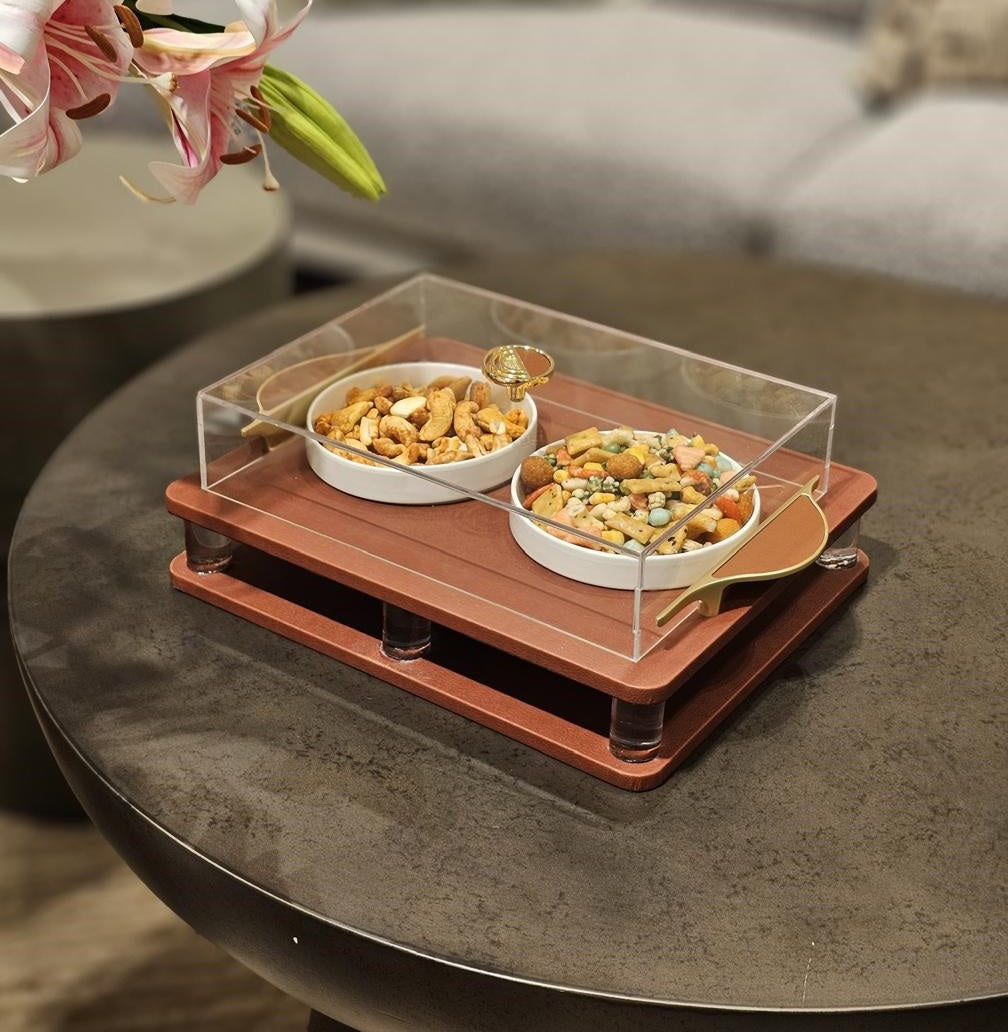 NT-2-BR Nuts Serving Stand