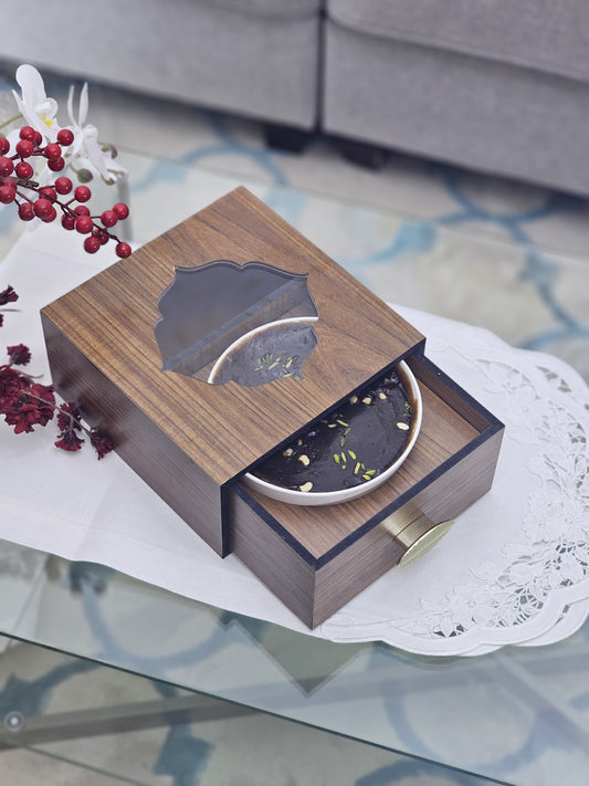 DR-CD-BR Serving Box Brown