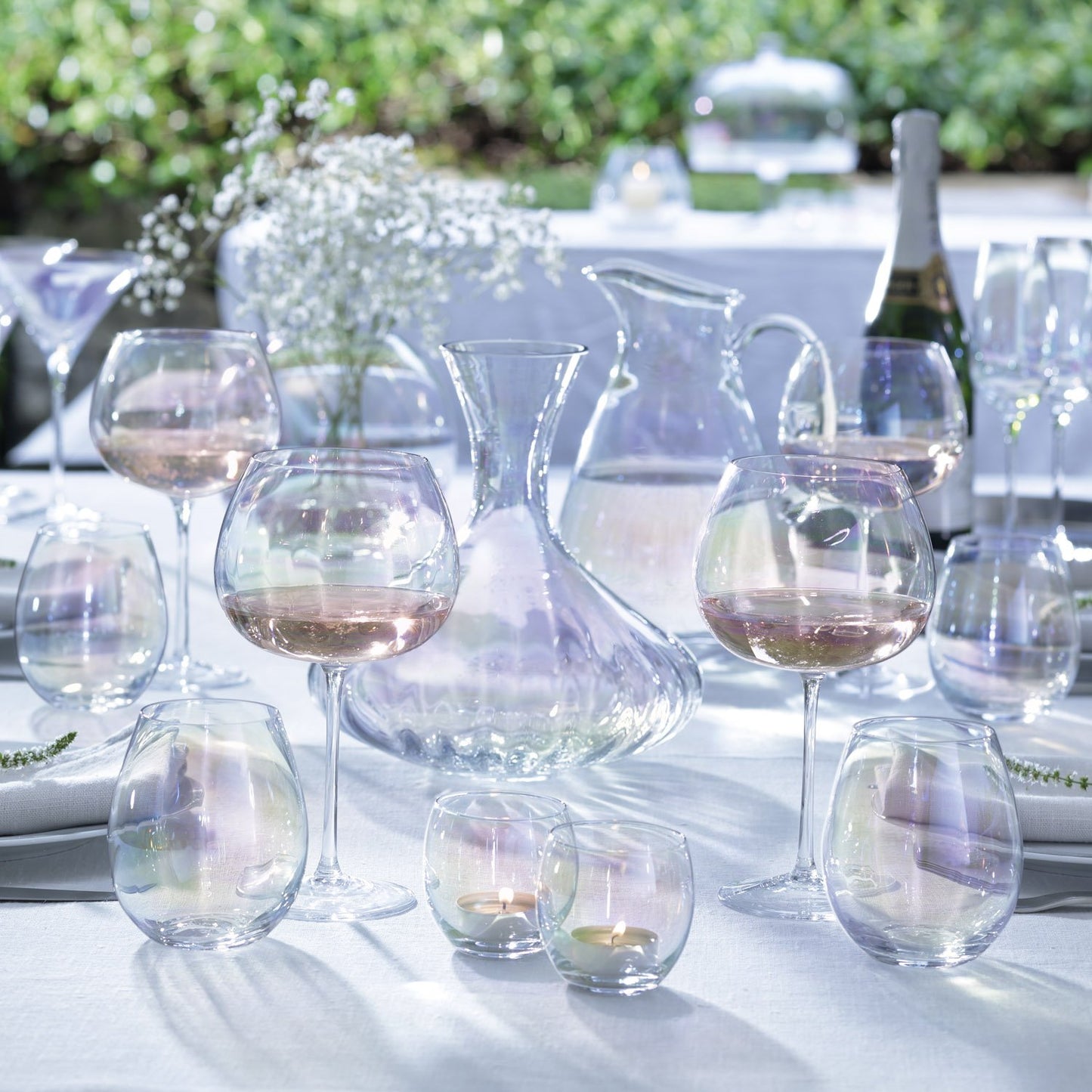 Pearl Balloon Goblet Set of 2
