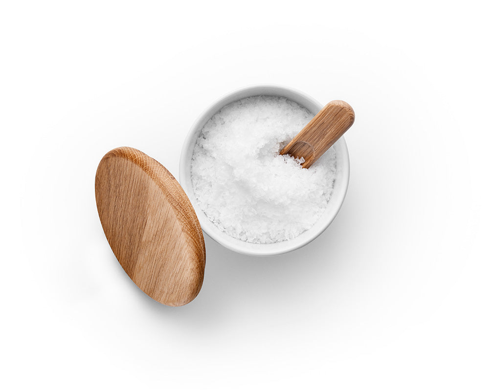 Salt cellar w/lid+spoon Nova