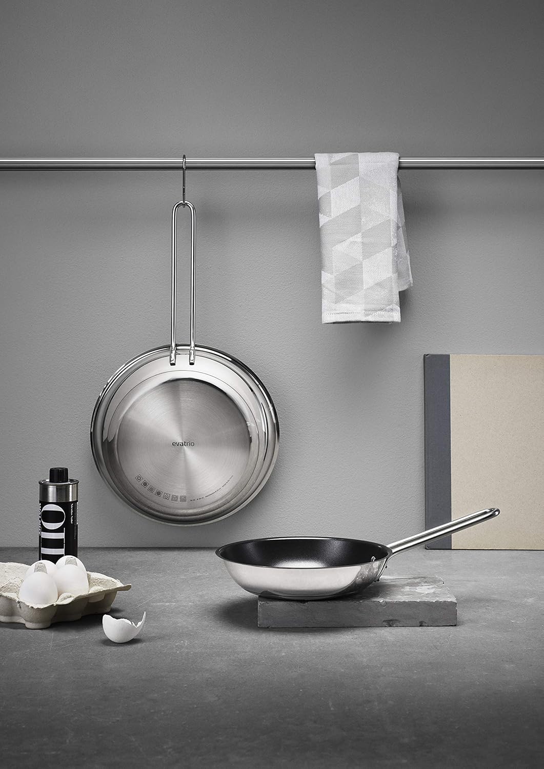 Stainless steel frying pan - 28 cm - Slip-Let®️ non-stick