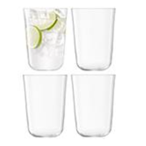Arc Tumbler 550ml clear x 4