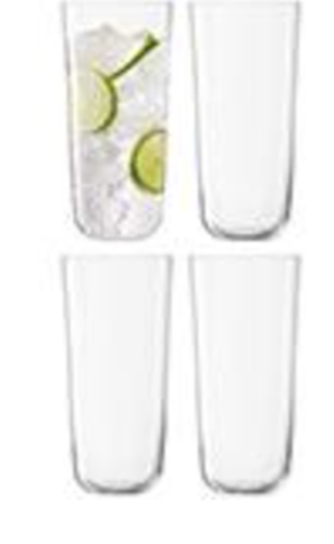 Arc Highball 550ml Clear x 4