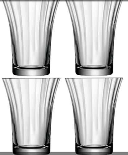 Aurelia Tumbler 340ml Clear Optic x 4
