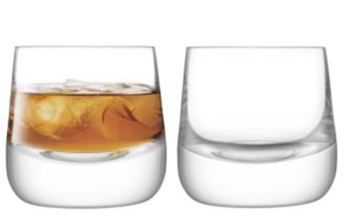 Bar Culture Whisky Glass 220ml Clear x 2