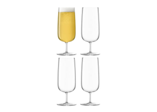 Borough Pilsner Glass 440ml Clear x 4