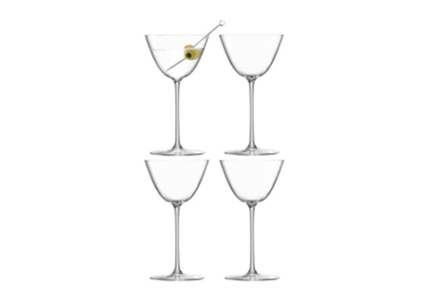 Borough Martini Glass set of 4