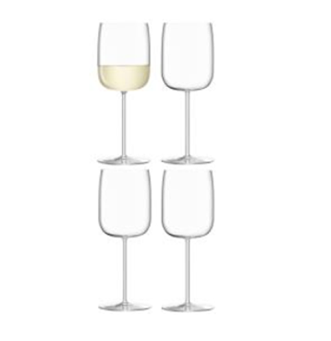 Borough Wine Glass 380ml Clear x 4
