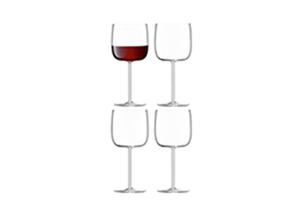 Borough Wine Glass 450ml Clear x 4