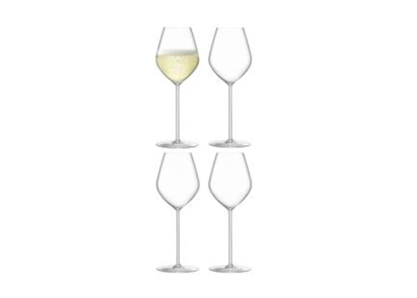 Borough Champagne Tulip Glass 285ml Clear x 4