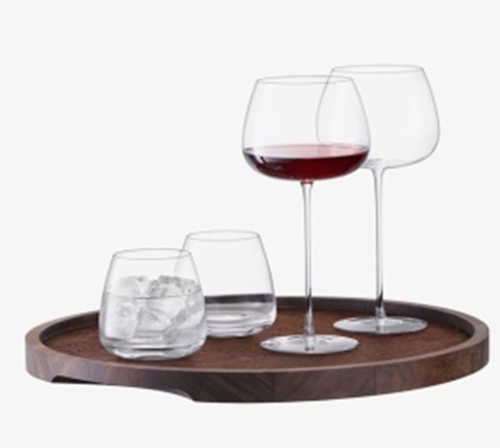 City Serving Tray 40cm Walnut/Cork