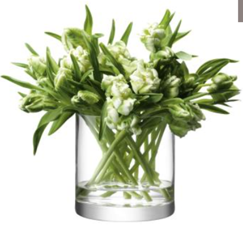 Column Vase/Candleholder Clear