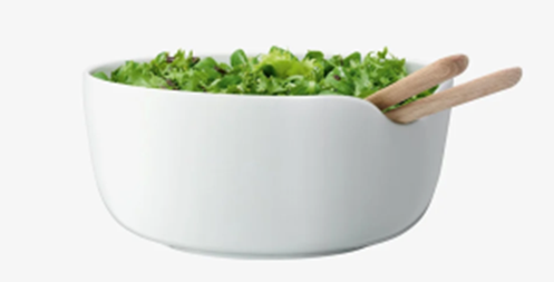 Dine Bowl & Oak Servers 24cm