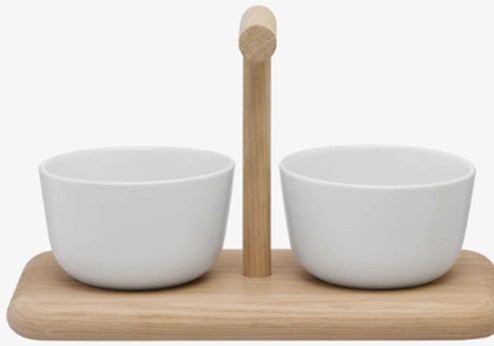 Dine Duo Set & Oak Base L26cm W13cm