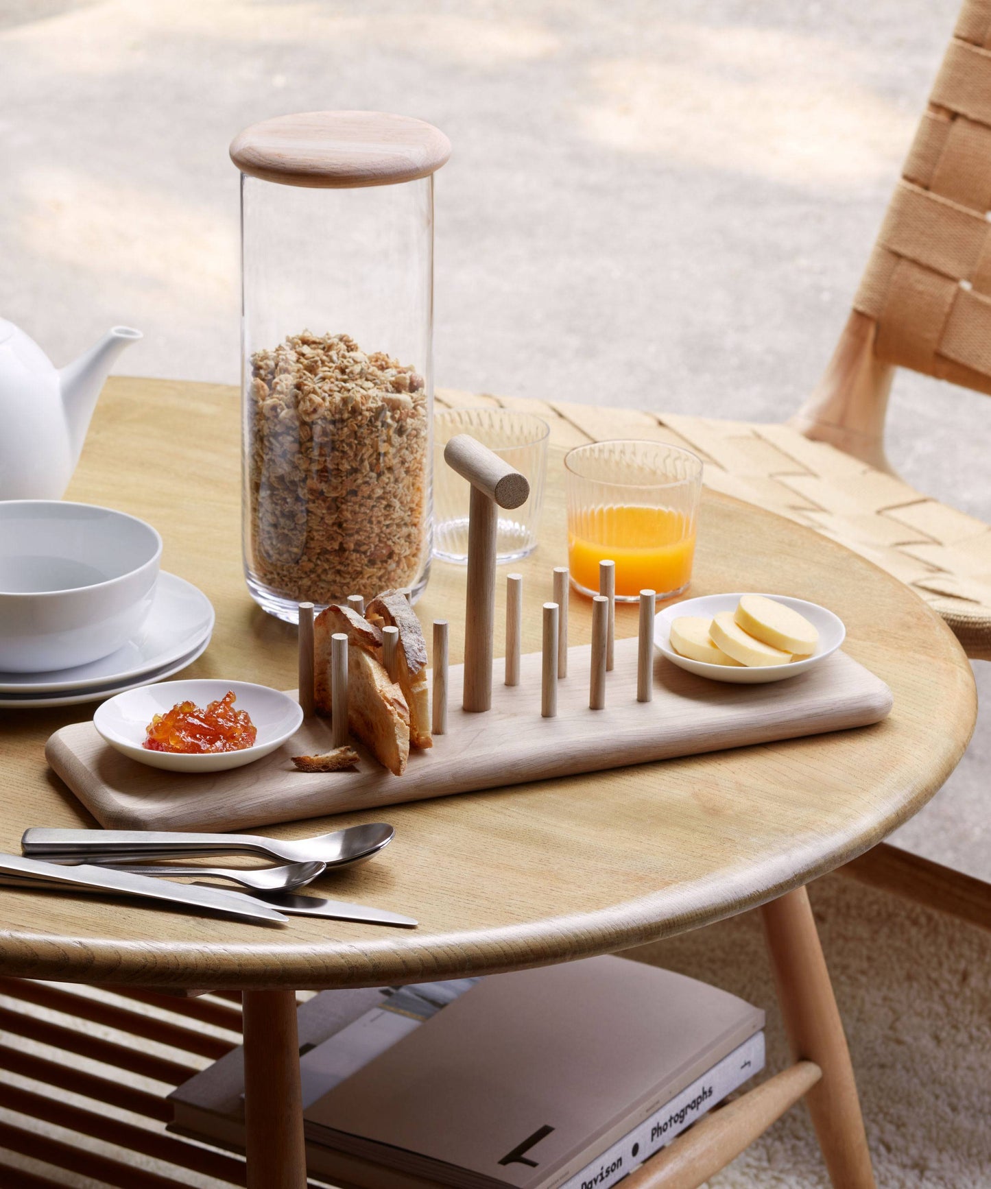 Dine Oak Toast Rack L42cm W13.5cm