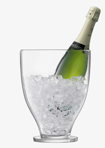 Epoque Champagne Bucket H25cm Clear